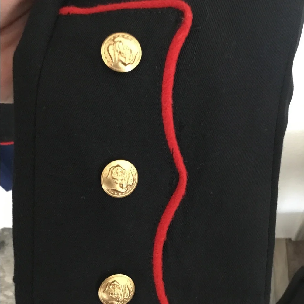 Marine Corps dress blue uniform set jacket size 39 long - Picture 5 of 8
